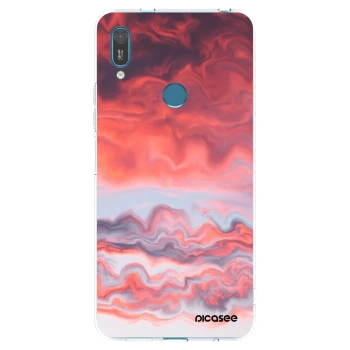 Picasee silikonska prozirna maskica za Huawei Y7 2019 - Sunset
