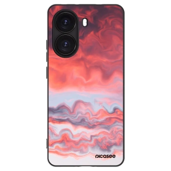 Picasee crna silikonska maskica za Xiaomi Poco X7 Pro 5G - Sunset