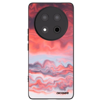 Picasee crna silikonska maskica za Honor Magic7 Lite 5G - Sunset