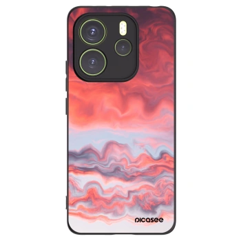 Picasee crna silikonska maskica za Xiaomi Redmi Note 14 4G - Sunset