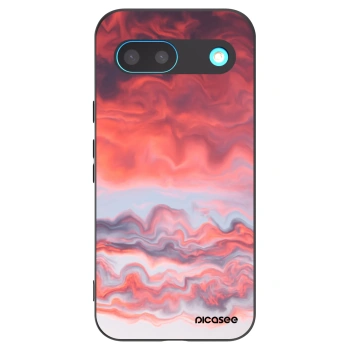 Picasee crna silikonska maskica za Google Pixel 8 - Sunset