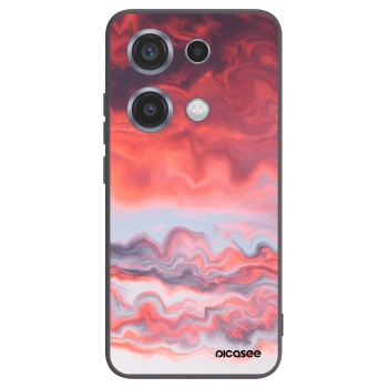 Picasee crna silikonska maskica za Xiaomi Redmi Note 14S - Sunset