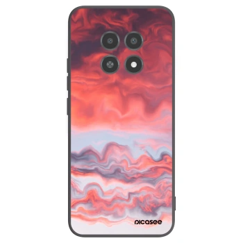 Picasee crna silikonska maskica za Realme 12X - Sunset