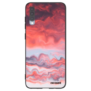 Picasee crna silikonska maskica za Samsung Galaxy A70 A705F - Sunset