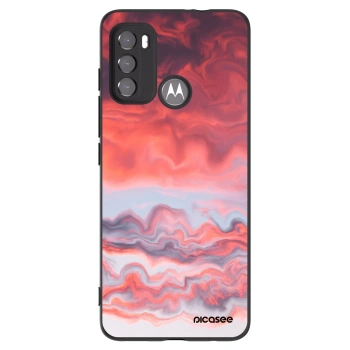 Picasee crna silikonska maskica za Motorola Edge 60 5G - Sunset