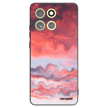 Picasee crna silikonska maskica za Motorola Moto G86 5G - Sunset