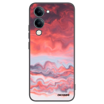 Picasee crna silikonska maskica za Vivo Y29s 5G - Sunset