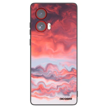 Picasee crna silikonska maskica za Motorola Edge 50 Fusion - Sunset