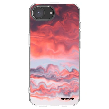Picasee silikonska prozirna maskica za Apple iPhone 17e - Sunset