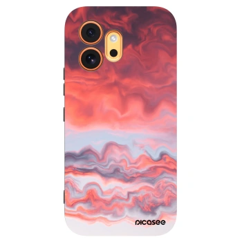 Picasee crna silikonska maskica za Honor 600 - Sunset