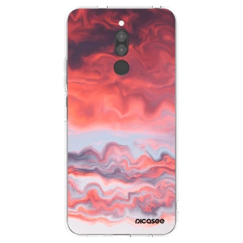 Picasee silikonska prozirna maskica za Xiaomi Redmi 8 - Sunset