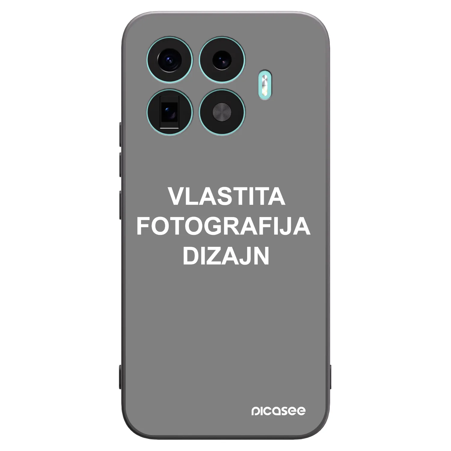 Crna silikonska maskica za Xiaomi 17T Pro - Vlastiti foto dizajn