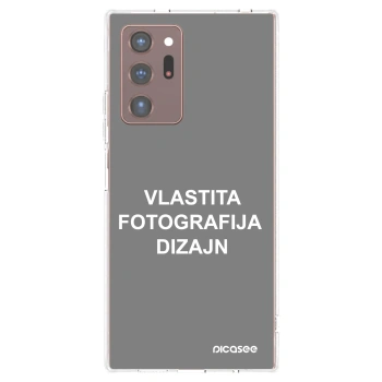 Picasee silikonska prozirna maskica za Samsung Galaxy Note 20 Ultra - Vlastiti foto dizajn