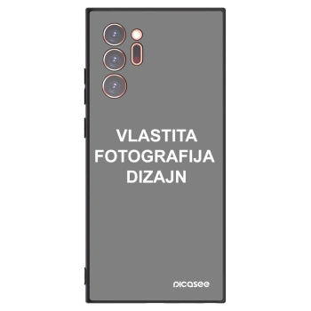 Picasee crna silikonska maskica za Samsung Galaxy Note 20 Ultra - Vlastiti foto dizajn