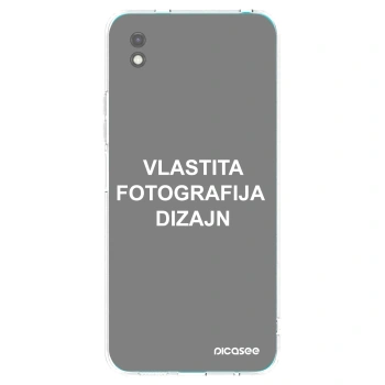 Picasee crna silikonska maskica za Xiaomi Redmi 9A - Vlastiti foto dizajn