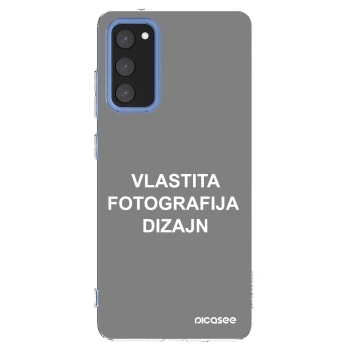 Picasee silikonska prozirna maskica za Samsung Galaxy S20 FE - Vlastiti foto dizajn