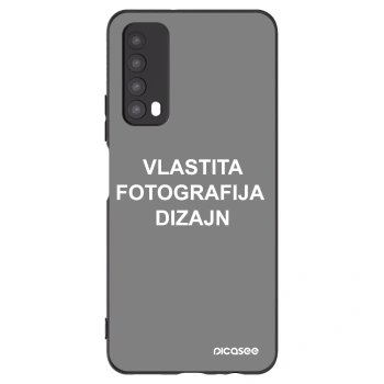 Picasee crna silikonska maskica za Huawei P Smart 2021 - Vlastiti foto dizajn