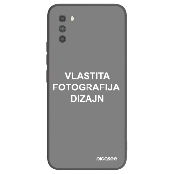 Picasee crna silikonska maskica za Xiaomi Poco M3 - Vlastiti foto dizajn