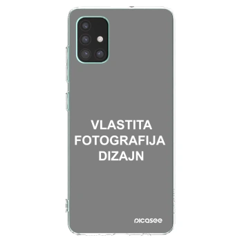 Picasee silikonska prozirna maskica za Samsung Galaxy M51 M515F - Vlastiti foto dizajn