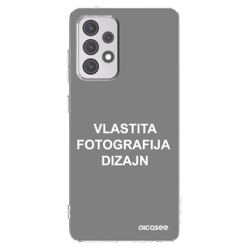 Picasee silikonska prozirna maskica za Samsung Galaxy A52 5G A525F - Vlastiti foto dizajn