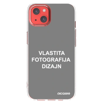 Picasee silikonska prozirna maskica za Apple iPhone 13 - Vlastiti foto dizajn