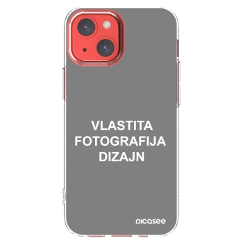Picasee silikonska prozirna maskica za Apple iPhone 13 mini - Vlastiti foto dizajn