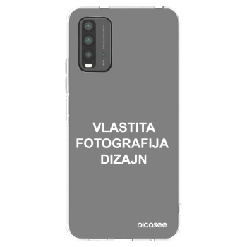 Picasee silikonska prozirna maskica za Xiaomi Redmi 9T - Vlastiti foto dizajn