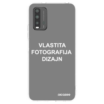 Picasee crna silikonska maskica za Xiaomi Redmi 9T - Vlastiti foto dizajn