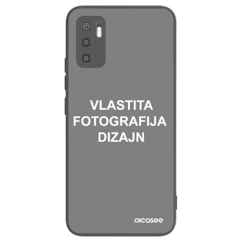 Picasee crna silikonska maskica za Xiaomi Redmi Note 10 5G - Vlastiti foto dizajn