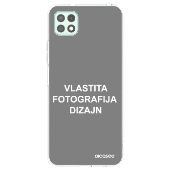 Picasee silikonska prozirna maskica za Samsung Galaxy A22 A226B 5G - Vlastiti foto dizajn