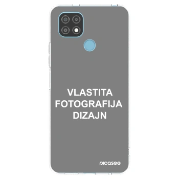 Picasee silikonska prozirna maskica za Realme C21 - Vlastiti foto dizajn