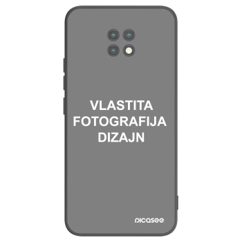 Picasee crna silikonska maskica za Xiaomi Redmi Note 9T - Vlastiti foto dizajn