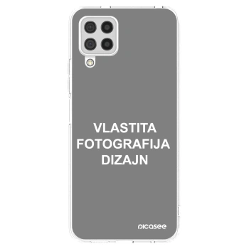 Picasee silikonska prozirna maskica za Samsung Galaxy A22 A225F 4G - Vlastiti foto dizajn