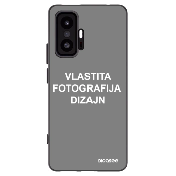 Picasee crna silikonska maskica za Xiaomi 11T - Vlastiti foto dizajn