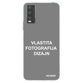 Picasee silikonska prozirna maskica za Vivo Y20s - Vlastiti foto dizajn