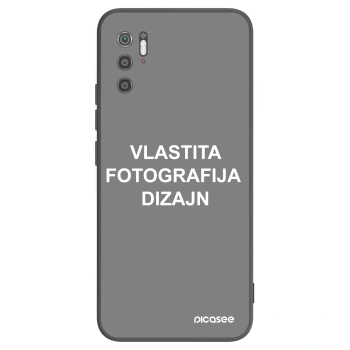 Picasee crna silikonska maskica za Xiaomi Poco M3 Pro 5G - Vlastiti foto dizajn