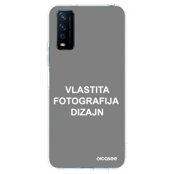 Picasee silikonska prozirna maskica za Vivo Y11s - Vlastiti foto dizajn