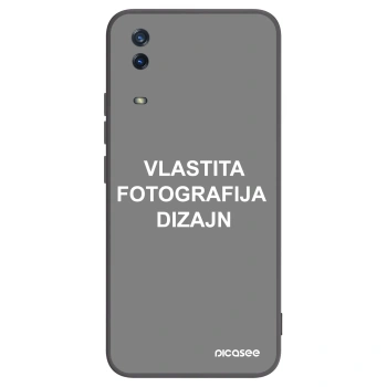 Picasee crna silikonska maskica za Vivo Y11s - Vlastiti foto dizajn