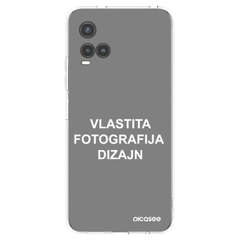 Picasee silikonska prozirna maskica za Vivo Y33s - Vlastiti foto dizajn