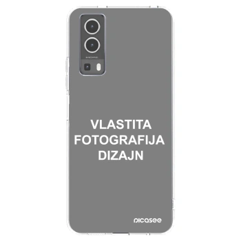 Picasee silikonska prozirna maskica za Vivo Y72 5G - Vlastiti foto dizajn