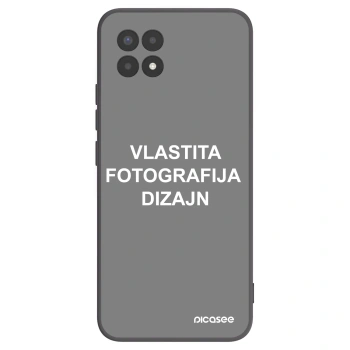 Picasee crna silikonska maskica za Realme 8i - Vlastiti foto dizajn