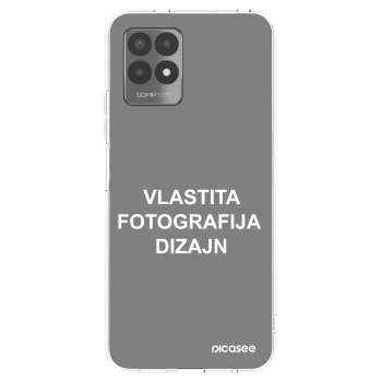 Picasee silikonska prozirna maskica za Realme 8i - Vlastiti foto dizajn