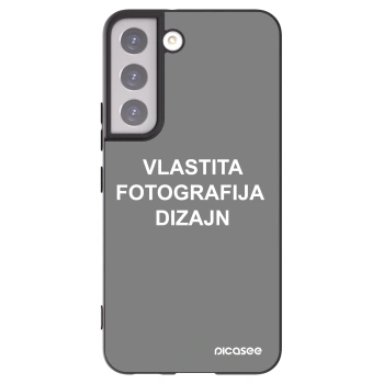 Picasee crna silikonska maskica za Samsung Galaxy S22 5G - Vlastiti foto dizajn