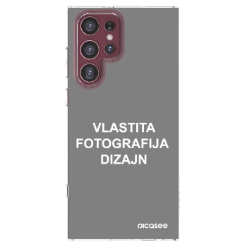 Picasee silikonska prozirna maskica za Samsung Galaxy S22 Ultra 5G - Vlastiti foto dizajn