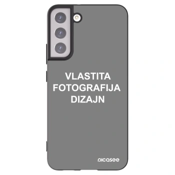 Picasee crna silikonska maskica za Samsung Galaxy S22+ 5G - Vlastiti foto dizajn