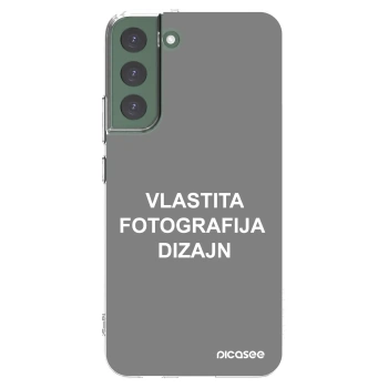 Picasee silikonska prozirna maskica za Samsung Galaxy S22+ 5G - Vlastiti foto dizajn