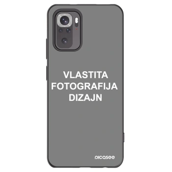Picasee crna silikonska maskica za Xiaomi Redmi Note 11S 4G - Vlastiti foto dizajn