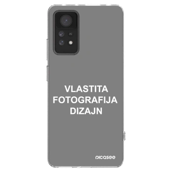 Picasee silikonska prozirna maskica za Xiaomi Redmi Note 11 Pro - Vlastiti foto dizajn