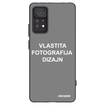 Picasee crna silikonska maskica za Xiaomi Redmi Note 11 Pro 5G - Vlastiti foto dizajn