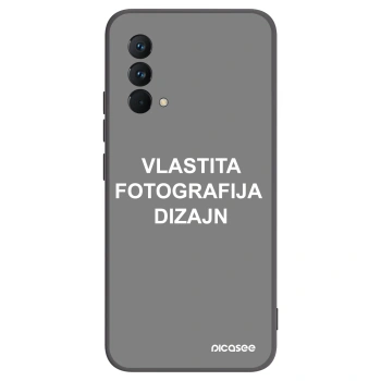 Picasee crna silikonska maskica za Realme GT Master Edition 5G - Vlastiti foto dizajn